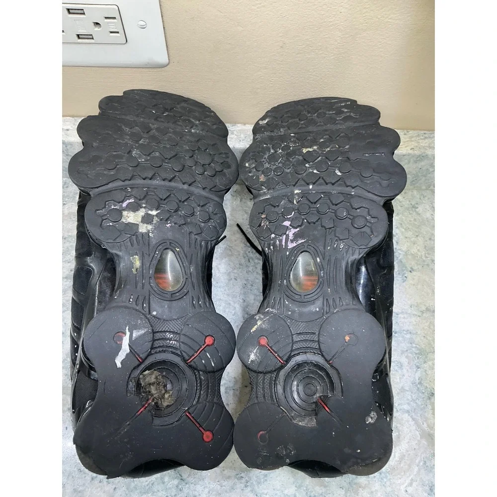 Nike Sneakers Shox TL 13 Black Triple Black AV3595-002 TPU Cage Low Top